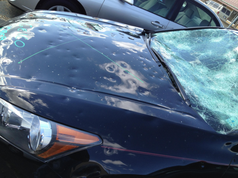 What to do when your car is damaged by hail in Tucson Dent Busters